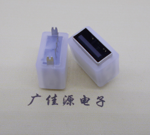 广东USB连接器接口 10.5MM防水立插母座 鱼叉脚