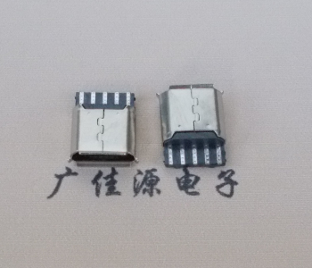 广东Micro USB5p母座焊线 前五后五焊接有后背