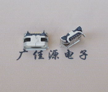 广东Micro USB接口 usb母座 定义牛角7.2x4.8mm规格尺寸