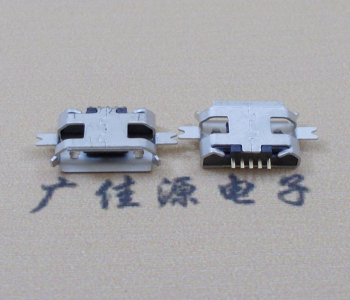 广东MICRO USB 5P接口 沉板1.2贴片 卷边母座