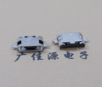 广东MICRO USB B型口 两脚SMT沉板0.7/1.0/1.6直边
