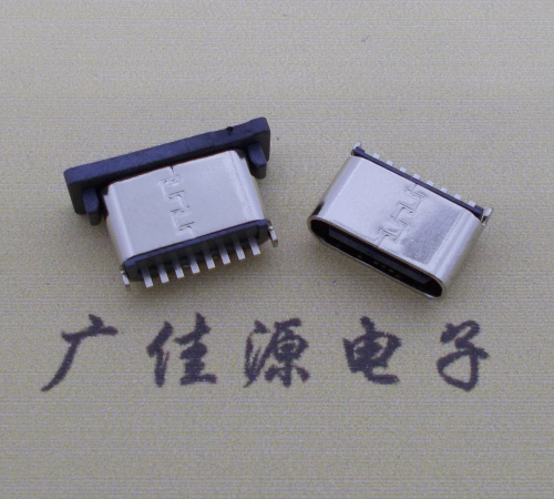 广东连接器TYPE-C8P母座直立式插座H=5.0mm