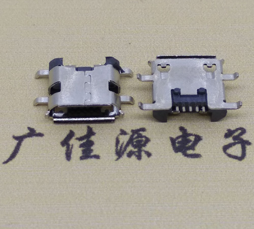 广东迈克5p连接器 四脚反向插板引脚定义接口