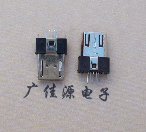 广东MICRO USB2.0插头.带卡勾-无卡勾夹板公头