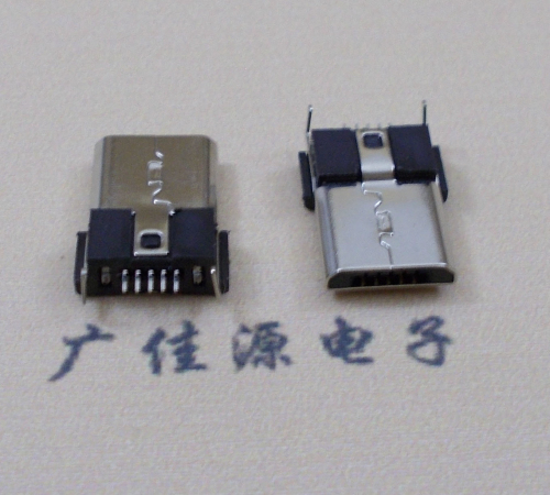 MICRO USB 5PIN反向贴板公头