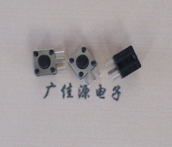 广东4.5X4.5x3.8侧边三脚插进口弹片不锈钢按键开关