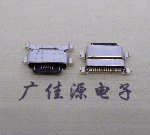 广东防水type-c16p沉板0.6mm母座