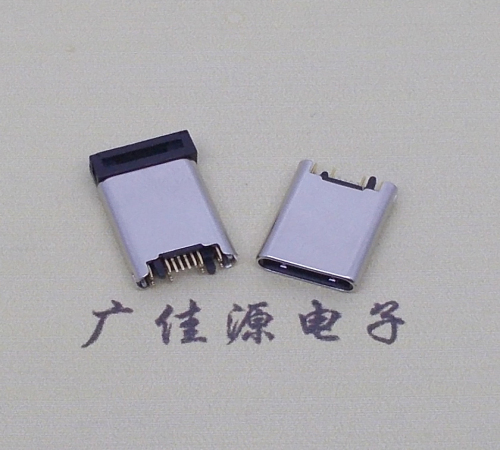 广东type c12p公头夹板0.7mm外壳拉伸设计薄款电流快充数据快速传输