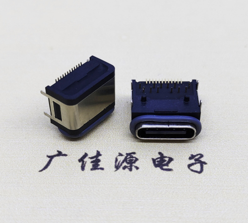 USB3.1防水TYPE-C24P卧式母座